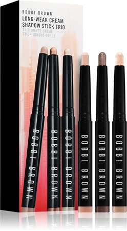 Bobbi Brown Long-Wear Cream Shadow Stick Trio darčeková sada na oči