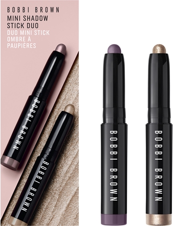 Bobbi Brown Promotional Flex Sets Mini Long-wear Cream Shadow Stick Duo подарунковий набір для шкріри навколо очей відтінок Mica/Dusty Mauve