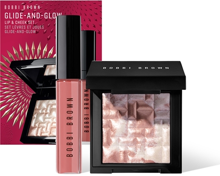Bobbi Brown Holiday Glide-and-Glow Lip & Cheek Set darilni set za popoln videz