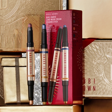 Bobbi Brown Holiday Dual-Ended Long-Wear Cream Shadow Stick Set set cadou pentru ochi
