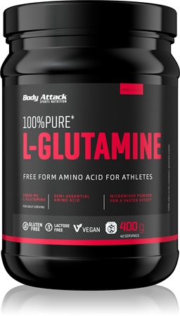 Body Attack Pure L-Glutamine Förderung des Muskelaufbaus