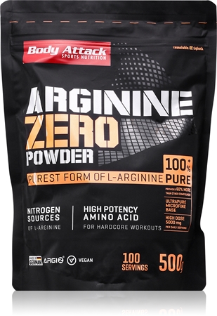Body Attack Arginine Zero Präparat zur Förderung von Sportleistungen