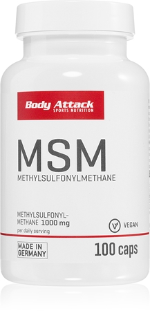 Body Attack MSM Kapseln mit Schwefel