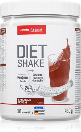 Body Attack Diet Shake Protein zur Unterstützung der Gewichtsabnahme