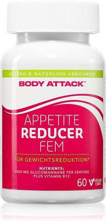 Body Attack Appetite-Reduce Fem Kapseln zur Unterstützung der Gewichtsabnahme