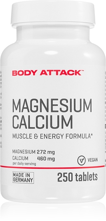 Body Attack Magnesium Calcium Kapseln mit Mineralien