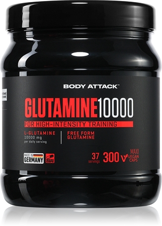 Body Attack Glutamine 10000 Präparat zur Förderung von Sportleistungen