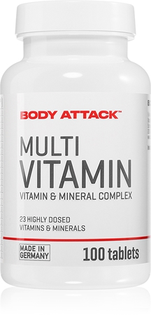 Body Attack Multi Vitamin Mineral- und Vitaminkomplex für Sportler