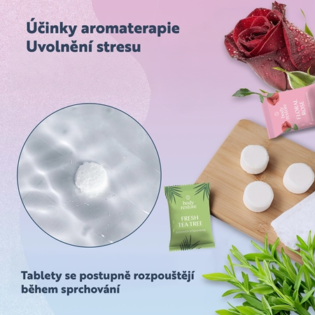 Body Restore Essence Shower Steamers tablety do sprchy
