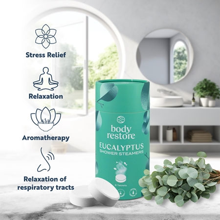 Body Restore Eucalyptus & Mint Shower Steamers Duschtabletten