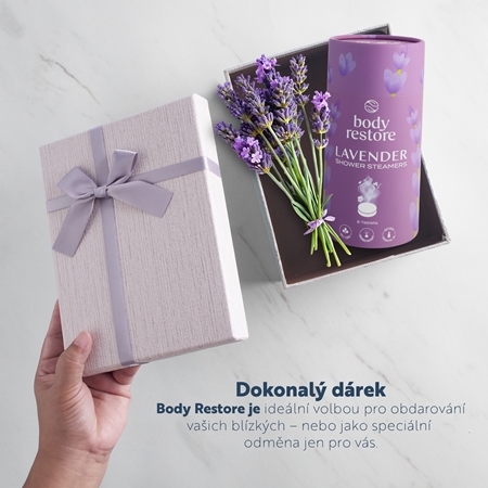 Body Restore Lavender Shower Steamers tablety do sprchy s vůní levandule