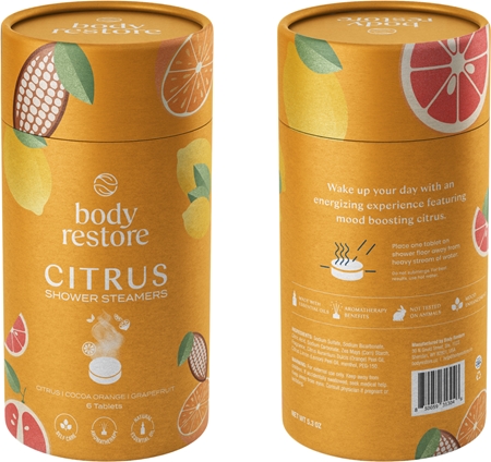 Body Restore Citrus Shower Steamers tablete za prho