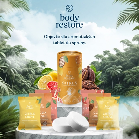 Body Restore Citrus Shower Steamers tablete za prho