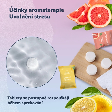 Body Restore Citrus Shower Steamers tablete za prho