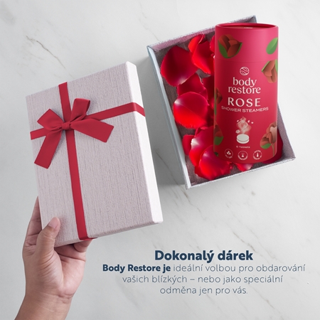 Body Restore Rose Shower Steamers tablety do sprchy s vôňou ruží