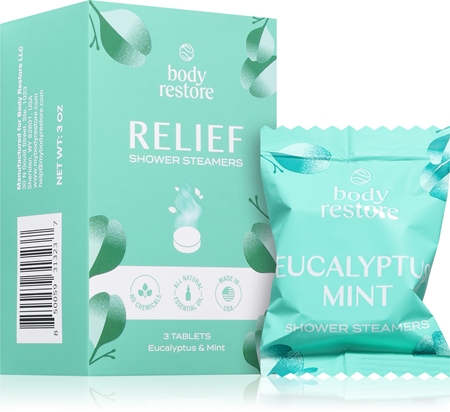 Body Restore Eucalyptus & Mint Shower Steamers tablete za tuširanje