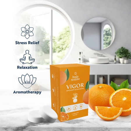 Body Restore Vigor Shower Steamers dušas tabletes