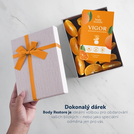Body Restore Vigor Shower Steamers tablety do sprchy