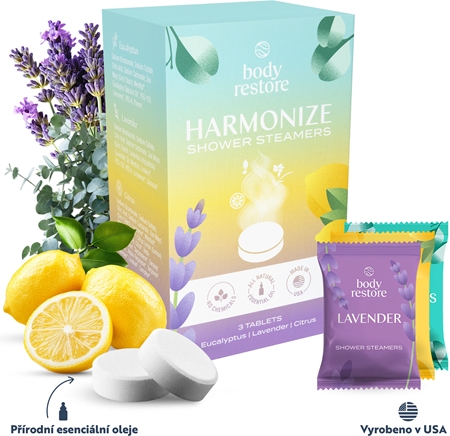 Body Restore Harmonize Shower Steamers tablety do sprchy mix
