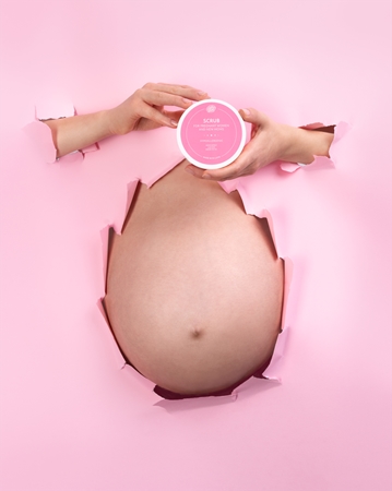BodyBoom Scrub Hypoallergenic Body Scrub For Pregnant Women And Young Mothers