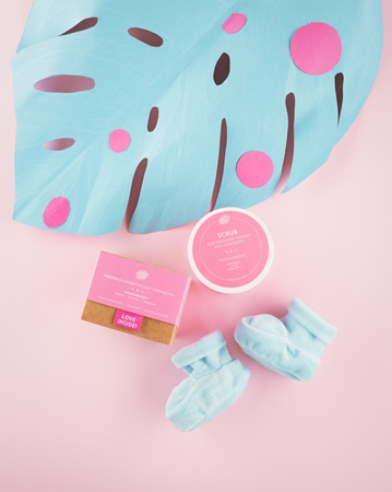 BodyBoom Scrub Hypoallergenic Body Scrub For Pregnant Women And Young Mothers