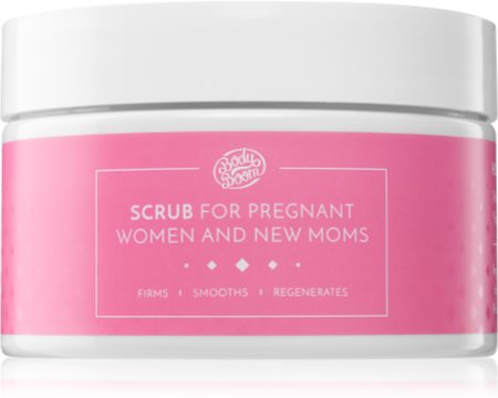 BodyBoom Scrub hipoalergiczny peeling do ciała dla kobiet w ciąży i młodych mam