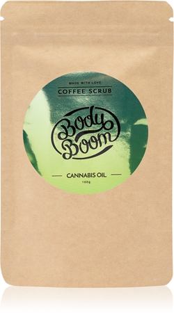 BodyBoom Cannabis Oil kawowy peeling do ciała