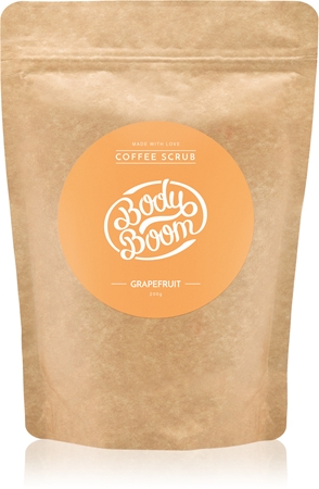 BodyBoom Grapefruit exfoliant de corp, cu cafea
