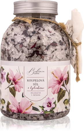 Bohemia Gifts & Cosmetics Bohemia Natur ontspannend badzout met Hibiscus