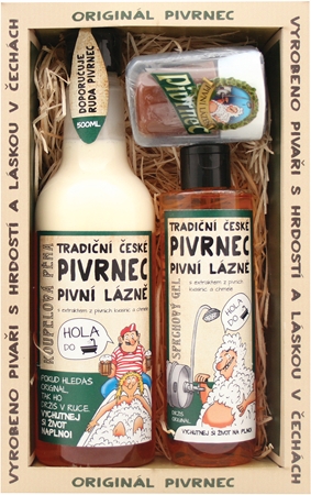 Bohemia Gifts & Cosmetics Pivrnec dárková sada do koupele pro muže