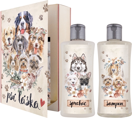Bohemia Gifts & Cosmetics Book Dog's Love darilni set