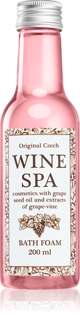 Bohemia Gifts & Cosmetics Wine Spa atpalaiduojamosios aliejinės vonios putos