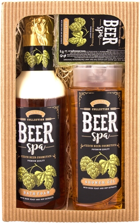 Bohemia Gifts & Cosmetics Beer Spa gift set (for the bath) for men