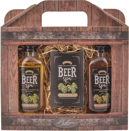 Bohemia Gifts & Cosmetics Beer Spa zestaw upominkowy do wanny dla mężczyzn