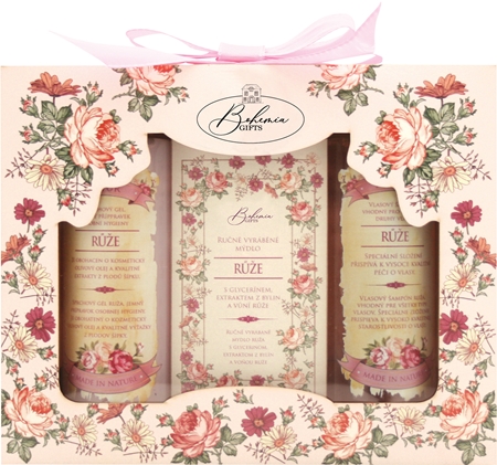 Bohemia Gifts Roses Coffret cadeau arôme rose pour femme