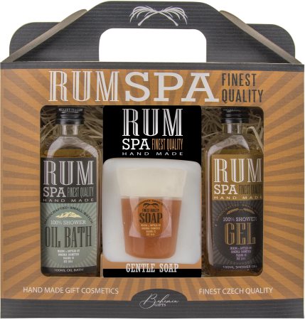 Bohemia Gifts & Cosmetics Rum Spa gift set (for the bath) for men