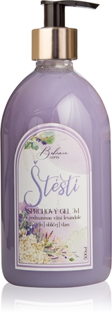 Bohemia Gifts & Cosmetics Domeček Štěstí sprchový gel 3 v 1