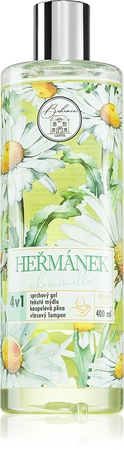 Bohemia Gifts Chamomile prausimosi želė kūnui ir plaukams „Keturi viename“