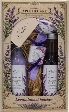 Bohemia Gifts Apothecare Lavender σετ δώρου για το μπάνιο