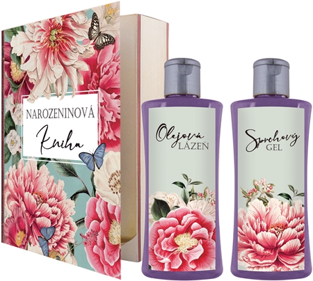 Bohemia Gifts & Cosmetics Kniha K Narozeninám darčeková sada do vane