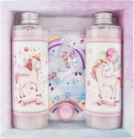 Bohemia Gifts & Cosmetics Unicorn Geschenkset für das Bad für Kinder