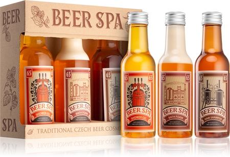 Bohemia Gifts & Cosmetics Beer Spa darilni set (za telo in lase) za moške