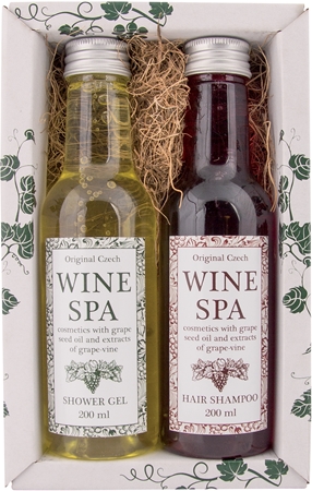 Bohemia Gifts & Cosmetics Wine Spa Geschenkset für die Dusche