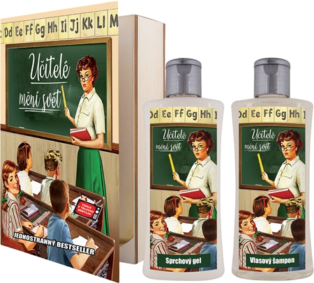Bohemia Gifts & Cosmetics Kniha Učitelé Mění Svět darčeková sada