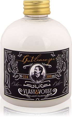 Bohemia Gifts & Cosmetics Gentleman Spa šampón na vlasy a fúzy