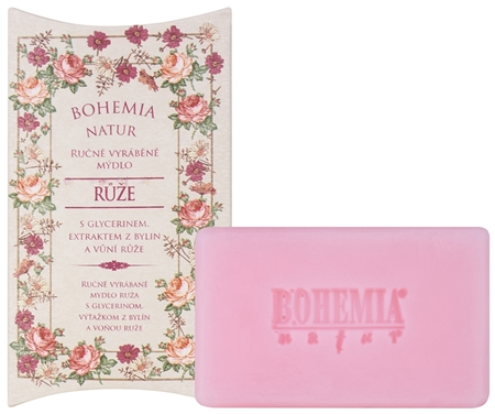 Bohemia Gifts & Cosmetics Rosarium jabón con textura de crema con glicerina