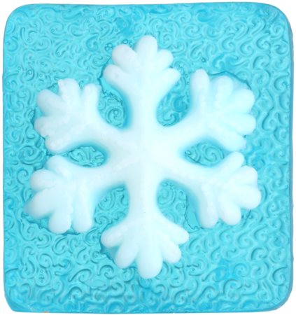 Bohemia Gifts & Cosmetics Handmade Snowflake handgemachte Seife mit Glycerin