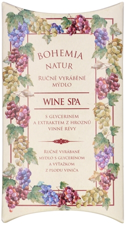 Bohemia Gifts & Cosmetics Wine Spa jabón con textura de crema con glicerina