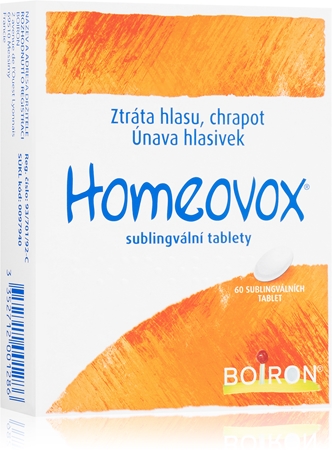Boiron Homeovox sublingvální tablety