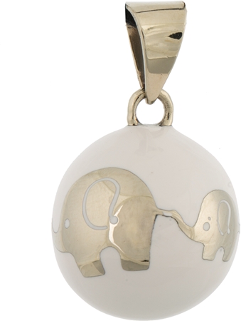 Bola ESSENTIALS White elephant tehotenská rolnička
